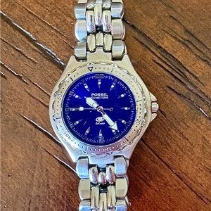 Men’s Fossil Blue Bracelet Watch